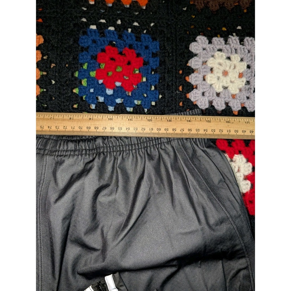 ASICS Vintage Womens Nylon Track Pants Trousers Training Black Joggers - Picture 5 of 10